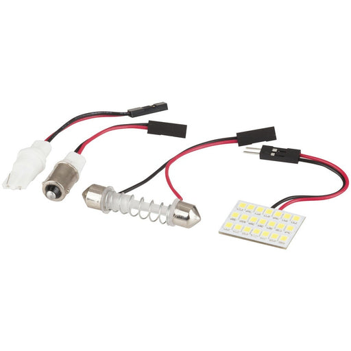 Universal T10/211/BA9S LED Retrofit Kit with 21x SMD LEDs - Folders