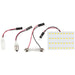 Universal T10/211/BA9S LED Retrofit Kit with 36x SMD LEDs - Folders