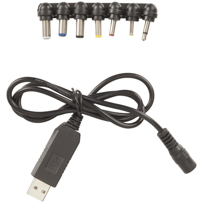 Universal USB 12V Step-Up Power Cable — Folders