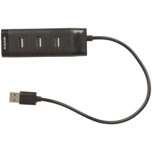 USB 3.0 4 Port Mini Hub Black - Folders