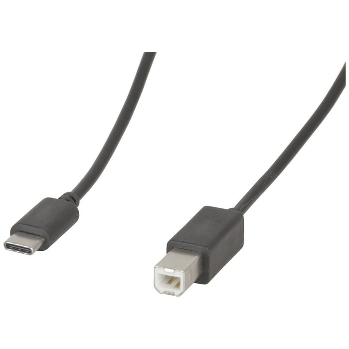 USB Type C to USB 2.0 B Cable 1.8m - Folders