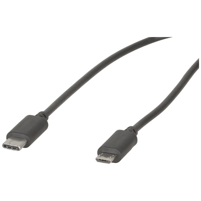 USB Type C to USB 2.0 Micro B Cable 1.8m - Folders