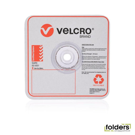 VELCRO One-Wrap 25mm x 200mm Pre-sized Ties. 100 Ties per Roll. - Folders