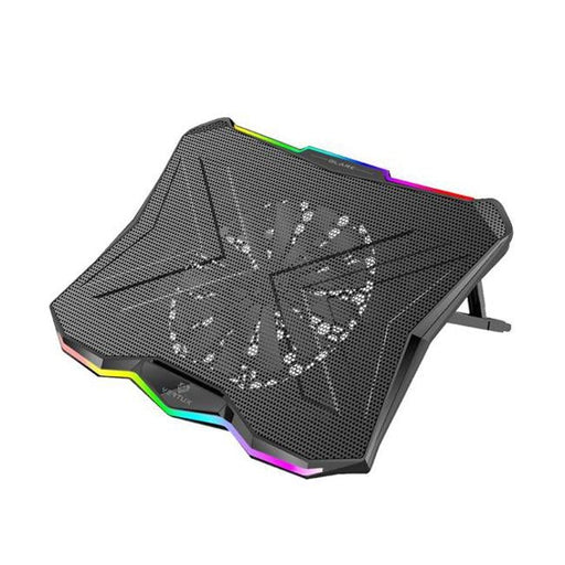 Vertux Gaming Portable Height Adjustable Cooling Pad With Rainbow-Folders