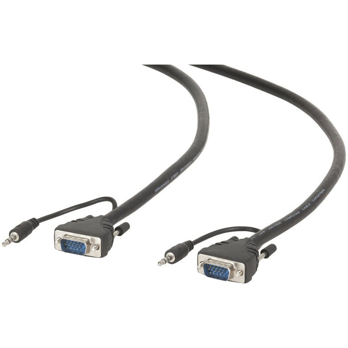 VGA Monitor Cable with 3.5mm Audio 1.8m - Folders