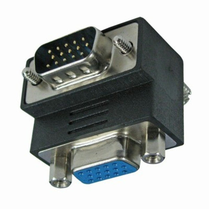 VGA Plug to Socket 90° Adaptor Down - Folders