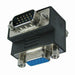 VGA Plug to Socket 90° Adaptor Down - Folders