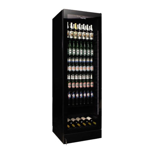 Vintec 250 Bottle Single Zone Wine Chiller V190BVC-BK-Folders