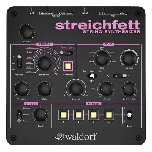 Waldorf Streichfett String Synthesizer-Folders