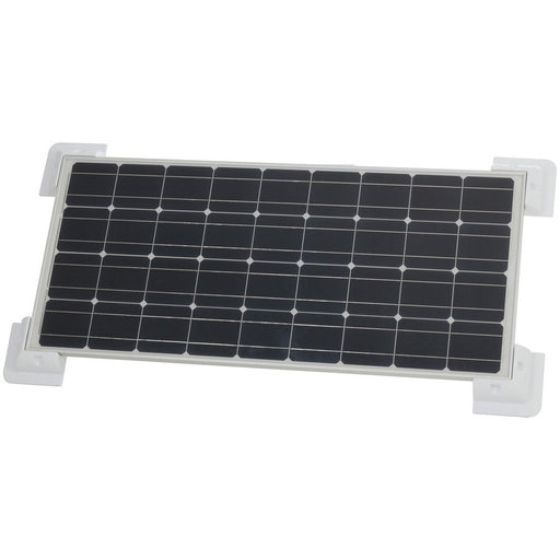 White ABS Solar Panel Corner Mounting Brackets - Set of 4 - Folders