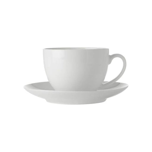 White Basics Cup & Saucer 280ML-Folders