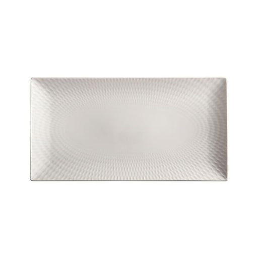 White Basics Diamonds Rectangular Platter 35x19cm Gift Boxed-Folders