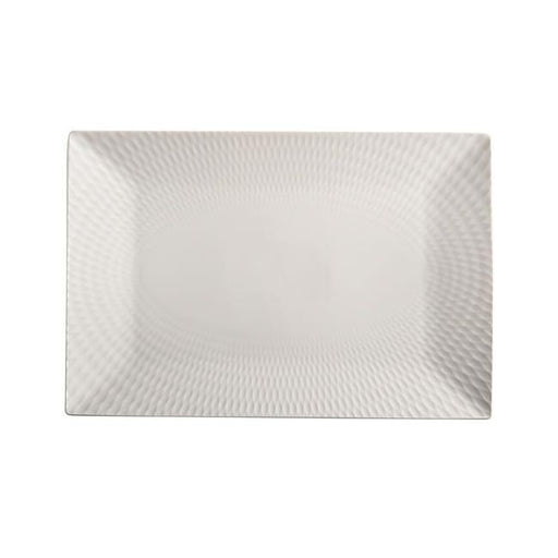 White Basics Diamonds Rectangular Platter 36x25cm Gift Boxed-Folders