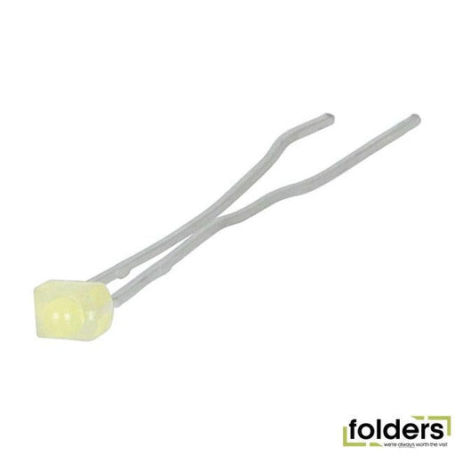 Yellow 2mm led 270mcd tower type diffused - Folders