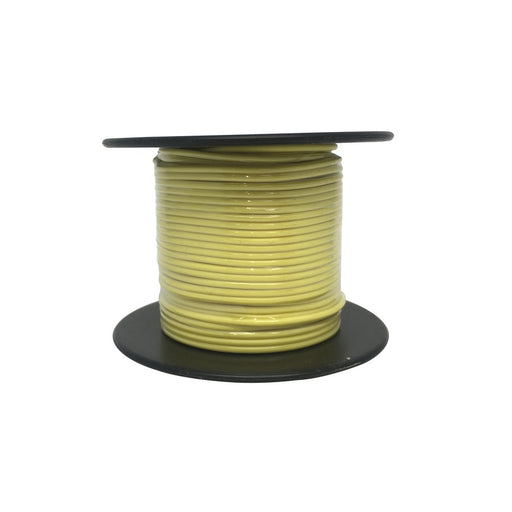Yellow Light Duty Hook-up Wire - 25m - Folders
