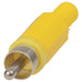 Yellow RCA Plug - PLASTIC - Folders